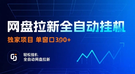 网盘拉新全自动挂G，独家项目，全自动运行完成拉新做任务，单窗口3张+【揭秘】-知行阁轻创网-分享网络赚钱项目-全网首发副业项目实操平台-副业创业项目网