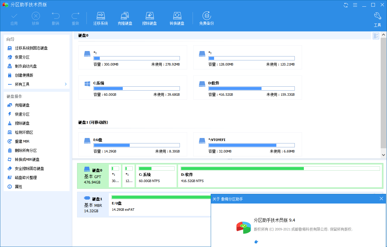 分区助手技术员v10.9.0特别版-知行阁轻创网-分享网络赚钱项目-全网首发副业项目实操平台-副业创业项目网