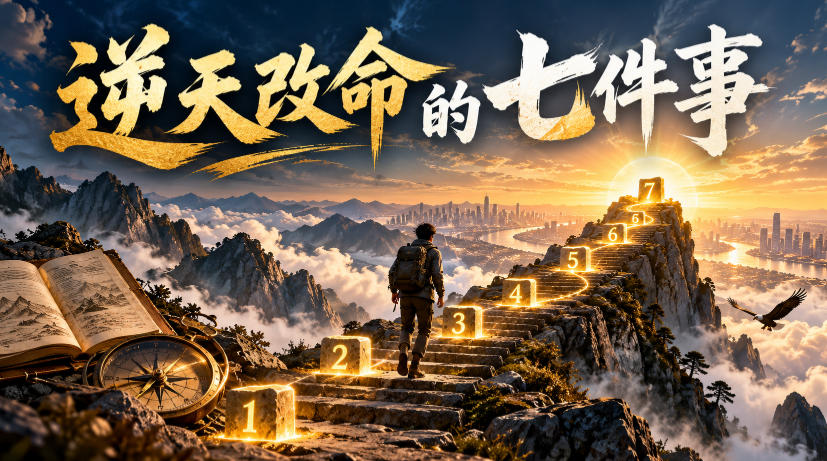 付费文章:逆天改命的七件事-知行阁轻创网-分享网络赚钱项目-全网首发副业项目实操平台-副业创业项目网