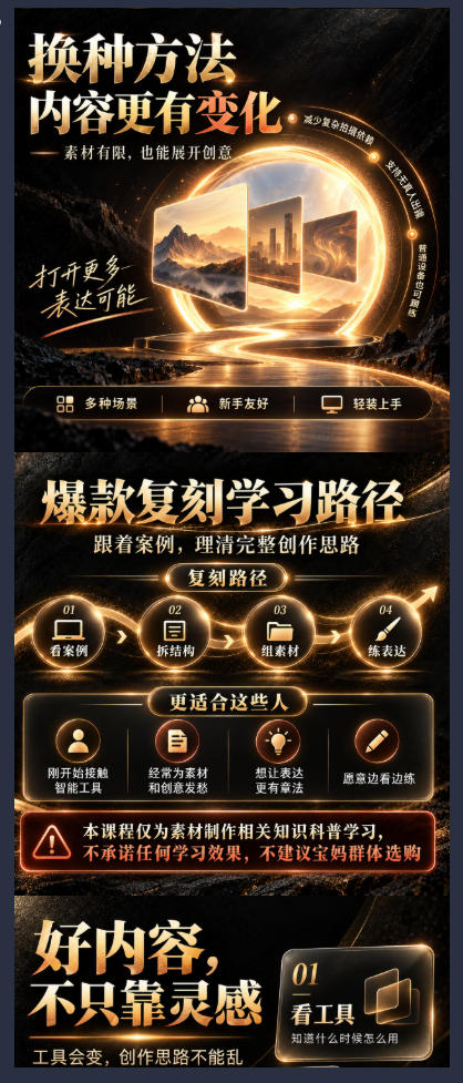 素材制作知识课，爆款复刻Codex短视频自动化，从素材拆解到创意表达，让AI自动“干活”，而不是只会回答问题-知行阁轻创网-分享网络赚钱项目-全网首发副业项目实操平台-副业创业项目网