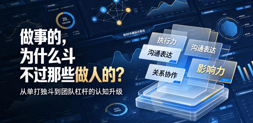 付费文章：做事的，为什么斗不过那些做人的？-知行阁轻创网-分享网络赚钱项目-全网首发副业项目实操平台-副业创业项目网