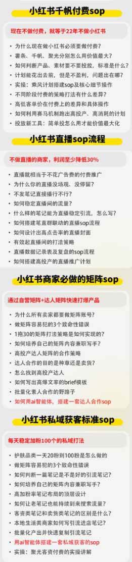 （19747期）小红书高利润AI经营课2026年7.18-20：起号+爆文+付费+达人+私域，利用AI与SOP实现团队人效翻倍增长-知行阁轻创网-分享网络赚钱项目-全网首发副业项目实操平台-副业创业项目网