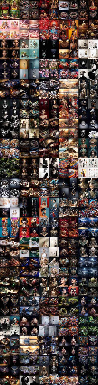 463个Midjourney珠宝摄影提示词：覆盖全品类珠宝，AI设计秒出专业效果-知行阁轻创网-分享网络赚钱项目-全网首发副业项目实操平台-副业创业项目网