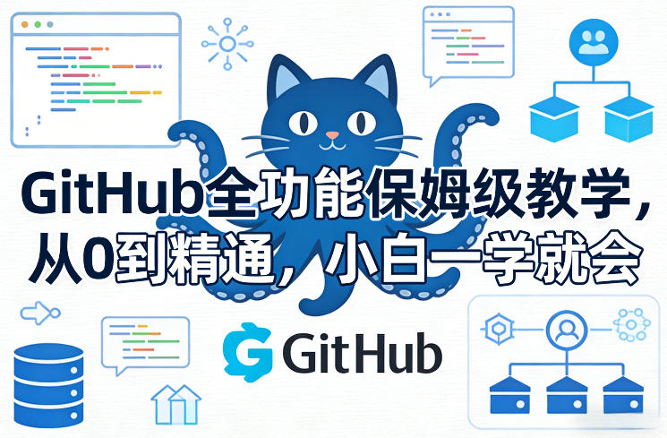 GitHub全功能保姆级教学,从0到精通,小白一学就会-知行阁轻创网-分享网络赚钱项目-全网首发副业项目实操平台-副业创业项目网