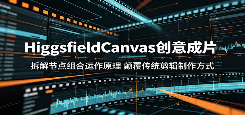 HiggsfieldCanvas创意成片：拆解节点组合运作原理，颠覆传统剪辑制作方式-知行阁轻创网-分享网络赚钱项目-全网首发副业项目实操平台-副业创业项目网