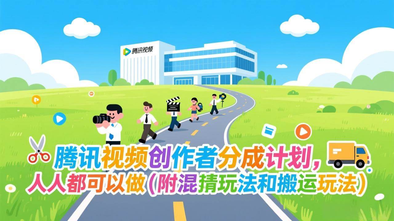（17137期）腾讯视频创作者分成计划，人人都可以做（附混剪玩法和搬运玩法）-知行阁轻创网-分享网络赚钱项目-全网首发副业项目实操平台-副业创业项目网