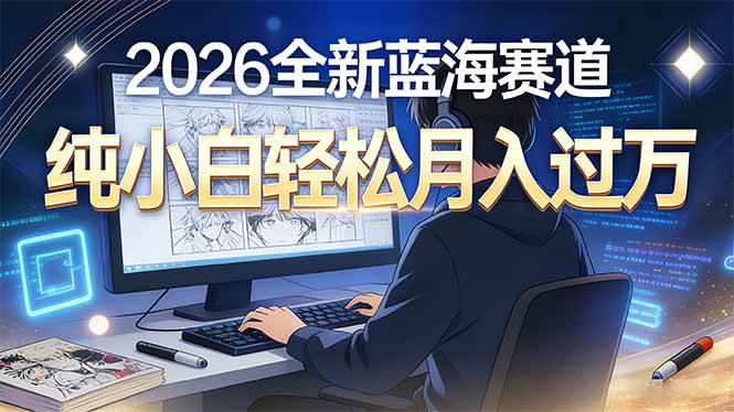 (16781期)2026年全新蓝海赛道,纯小白轻松月入过万-知行阁轻创网-分享网络赚钱项目-全网首发副业项目实操平台-副业创业项目网