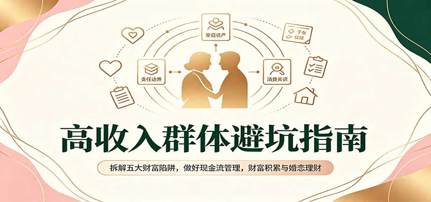 高收入群体避坑指南：拆解五大财富陷阱，做好现金流管理，财富积累与婚恋理财-知行阁轻创网-分享网络赚钱项目-全网首发副业项目实操平台-副业创业项目网