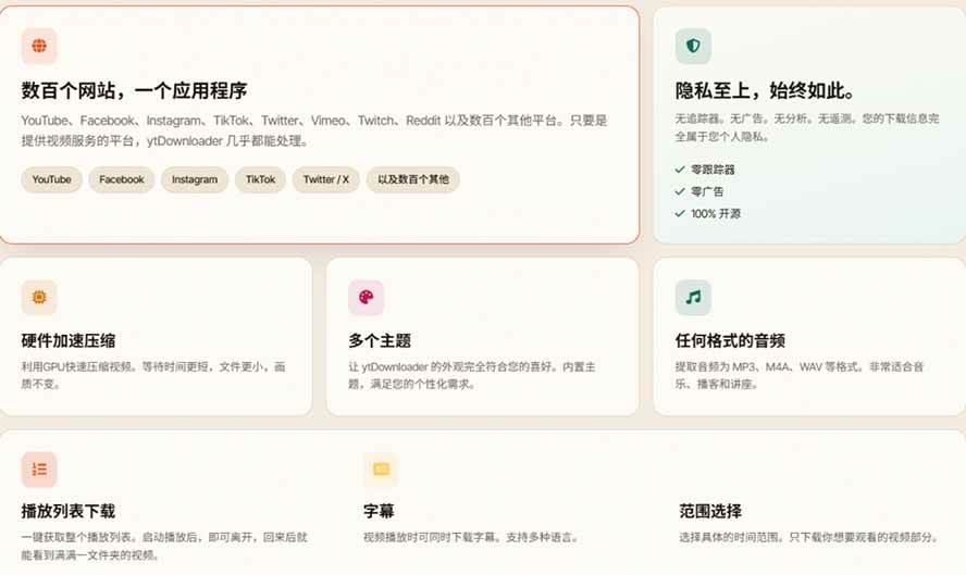 （20796期）YouTube、B站超100+平台视频免费下载， 超级好用，多平台免费开源热门视频下载器 ytDownloader-知行阁轻创网-分享网络赚钱项目-全网首发副业项目实操平台-副业创业项目网