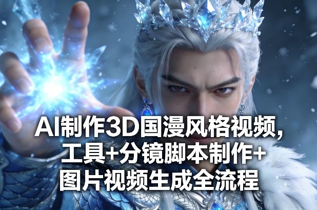 AI制作3D国漫风格视频,工具+分镜脚本制作+图片视频生成全流程 AI制作3D国漫风格视频,工具+分镜脚本制作+图片视频生成全流程