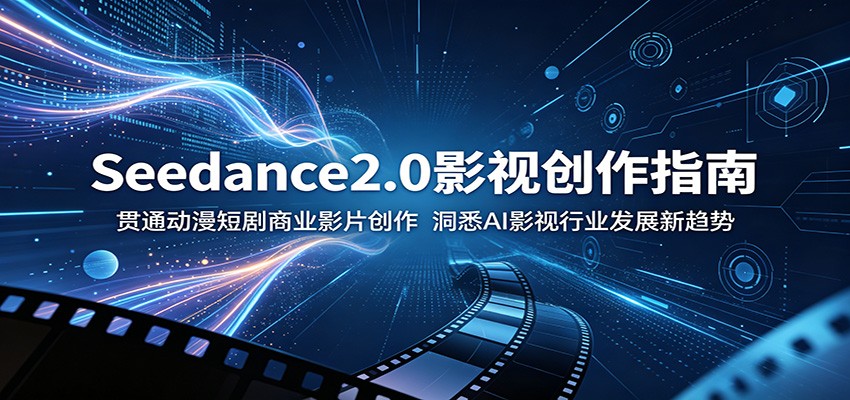 Seedance2.0影视创作指南：贯通动漫短剧商业影片创作，洞悉AI影视行业发展新趋势-知行阁轻创网-分享网络赚钱项目-全网首发副业项目实操平台-副业创业项目网