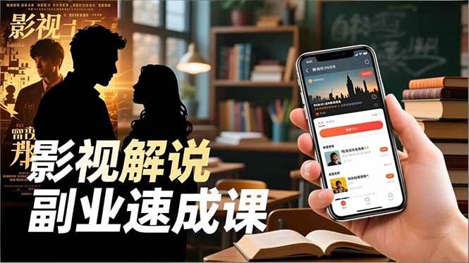 （16740期）Tk影视解说副业速成课，软件安装、全流程实操、爆款预设，新手两周变现-知行阁轻创网-分享网络赚钱项目-全网首发副业项目实操平台-副业创业项目网