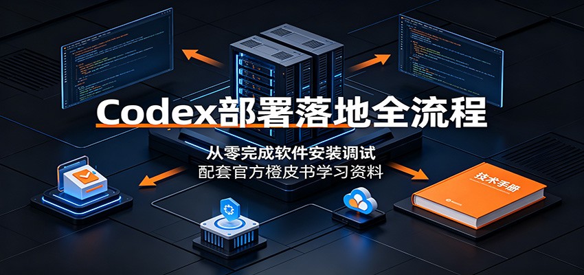 Codex部署落地全流程：从零完成软件安装调试，配套官方橙皮书学习资料-知行阁轻创网-分享网络赚钱项目-全网首发副业项目实操平台-副业创业项目网