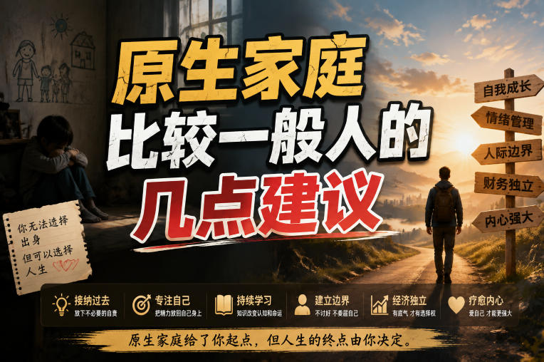 付费文章：给原生家庭比较一般人的几点建议-知行阁轻创网-分享网络赚钱项目-全网首发副业项目实操平台-副业创业项目网