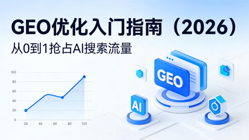 【最新】GEO优化入门指南（2026），从0到1抢占AI搜索流量-知行阁轻创网-分享网络赚钱项目-全网首发副业项目实操平台-副业创业项目网