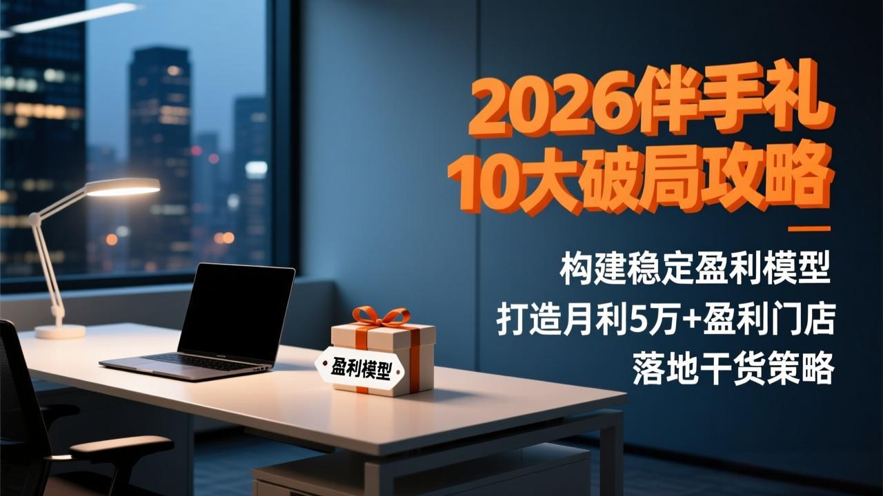2026伴手礼10大破局攻略：构建稳定盈利模型，打造月利5万+盈利门店，落地干货策略-知行阁轻创网-分享网络赚钱项目-全网首发副业项目实操平台-副业创业项目网