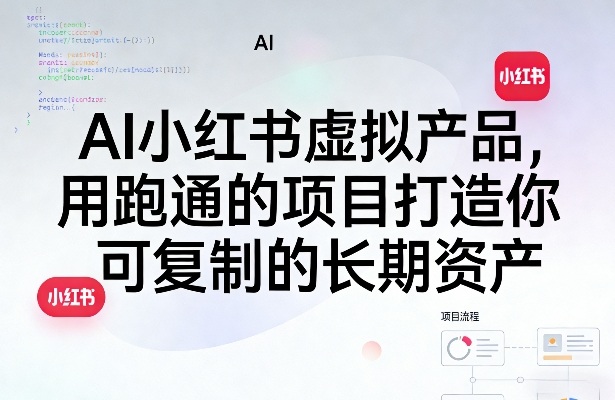 AI小红书虚拟产品,用跑通的项目打造你可复制的长期资产(更新0902) AI小红书虚拟产品,用跑通的项目打造你可复制的长期资产(更新0902)