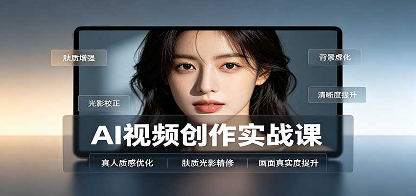 AI视频创作实战课：人物面部情绪调试，真人质感优化，提示词模板与变现方向-知行阁轻创网-分享网络赚钱项目-全网首发副业项目实操平台-副业创业项目网