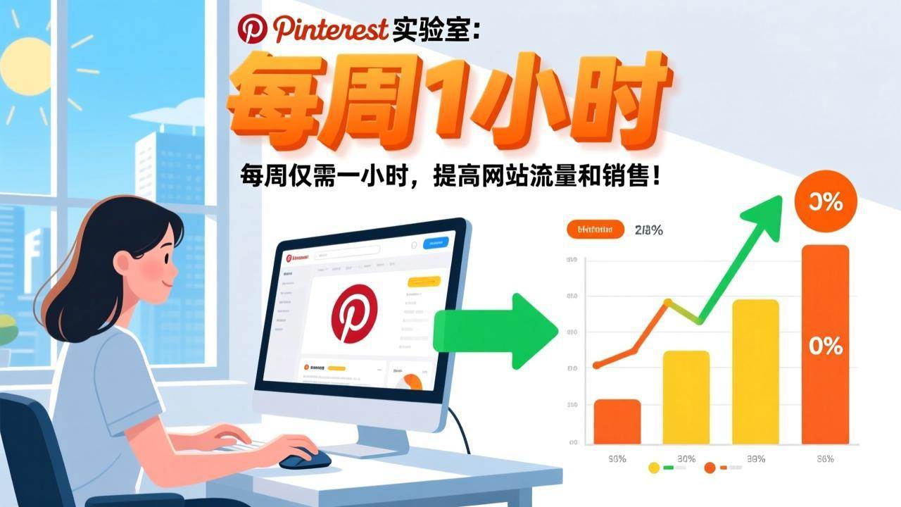 （17505期）Pinterest实验室：每周仅需一小时，提高网站流量和销售！-知行阁轻创网-分享网络赚钱项目-全网首发副业项目实操平台-副业创业项目网