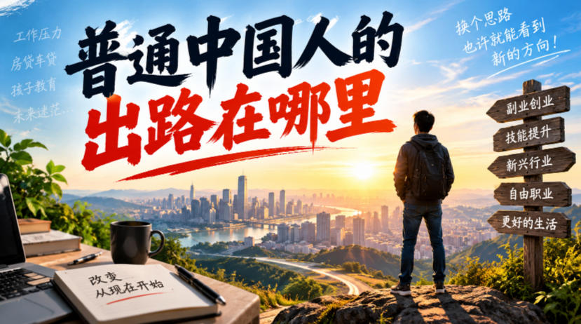 付费文章：普通中国人的出路在哪里-知行阁轻创网-分享网络赚钱项目-全网首发副业项目实操平台-副业创业项目网