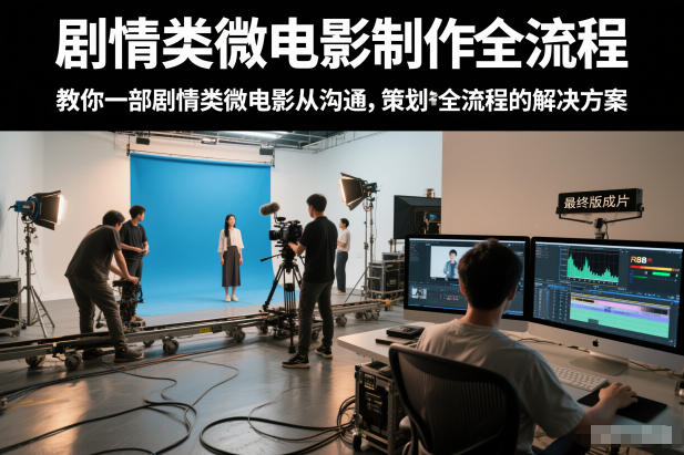 剧情类微电影制作全流程，教你一部剧情类微电影从沟通，策划到拍摄制作全流程的解决方案-知行阁轻创网-分享网络赚钱项目-全网首发副业项目实操平台-副业创业项目网