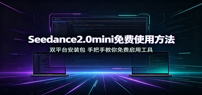 Seedance2.0mini免费使用方法:双平台安装包,手把手教你免费启用工具-知行阁轻创网-分享网络赚钱项目-全网首发副业项目实操平台-副业创业项目网