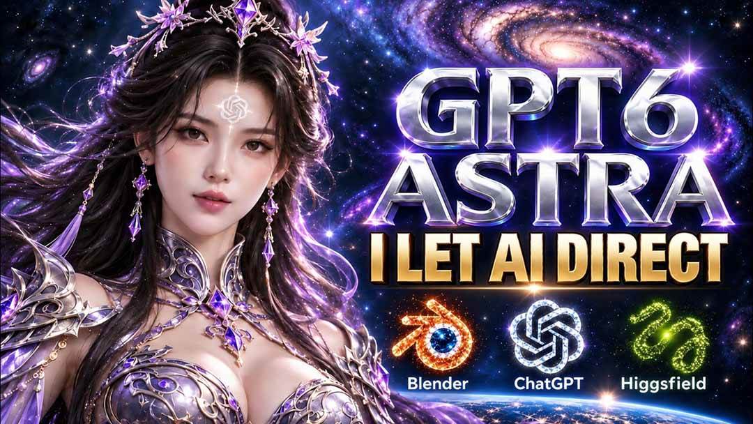 （20763期）【无水印】让GPT-6 Astra当导演！Higgsfield和Blender实战打造30秒玄幻精准运镜短片！-知行阁轻创网-分享网络赚钱项目-全网首发副业项目实操平台-副业创业项目网