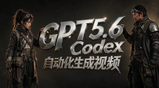 (19393期)GPT5.6+Codex自动化视频生成:提示词设计×角色设定×封面海报×工作流思路,高效产出AI视频-知行阁轻创网-分享网络赚钱项目-全网首发副业项目实操平台-副业创业项目网