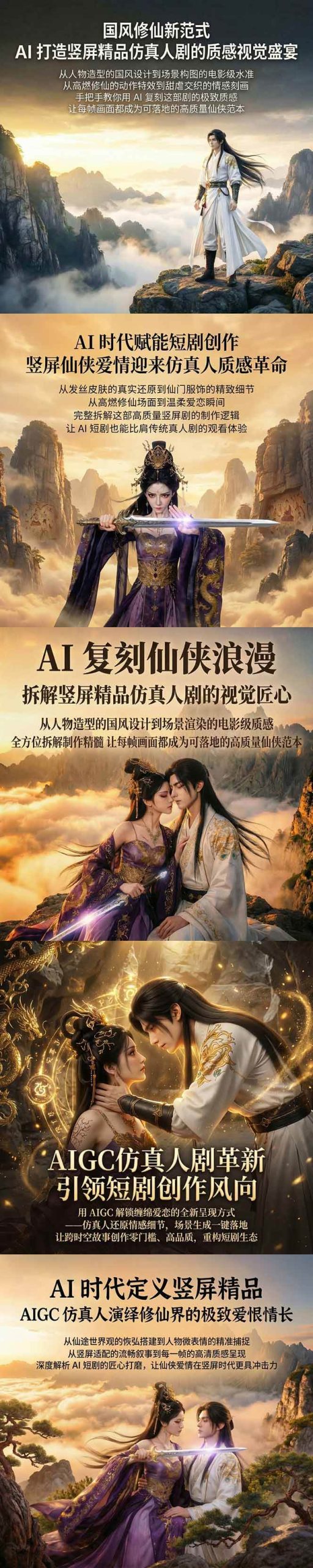 （18199期）AIGC 仿真人短剧创作革新，解锁仙侠爱恋全新呈现，一键出高质场景，零门槛打造爆款剧集-知行阁轻创网-分享网络赚钱项目-全网首发副业项目实操平台-副业创业项目网