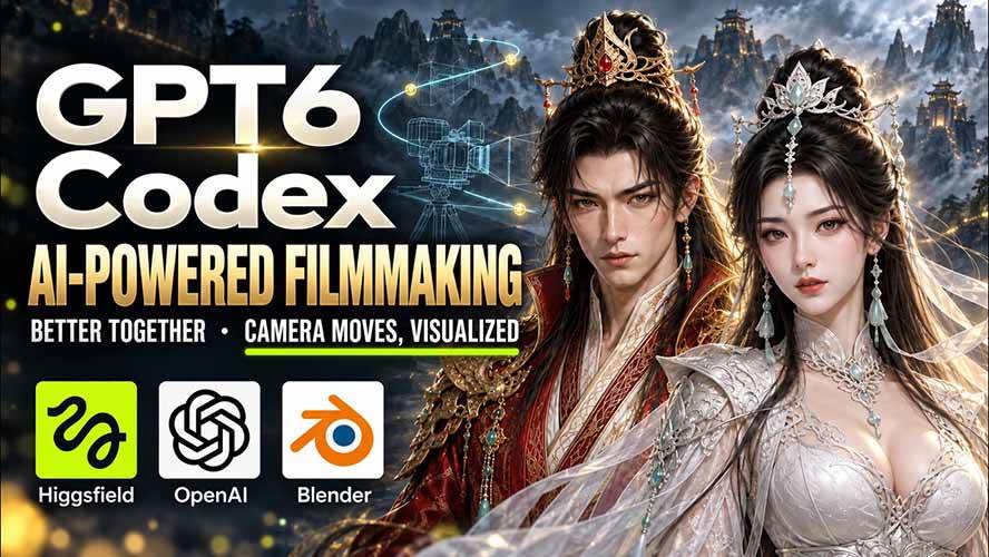（20561期）GPT-6 Astra×Codex高智能制作视频！联手Higgsfield，运镜可视化实战-知行阁轻创网-分享网络赚钱项目-全网首发副业项目实操平台-副业创业项目网