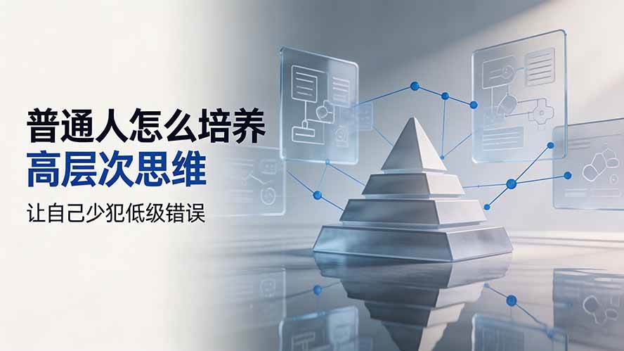 (19637期)付费文章:普通人怎么培养高层次思维,让自己少犯低级错误-知行阁轻创网-分享网络赚钱项目-全网首发副业项目实操平台-副业创业项目网