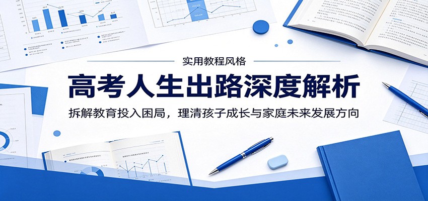 高考人生出路深度解析：拆解教育投入困局，理清孩子成长与家庭未来发展方向-知行阁轻创网-分享网络赚钱项目-全网首发副业项目实操平台-副业创业项目网