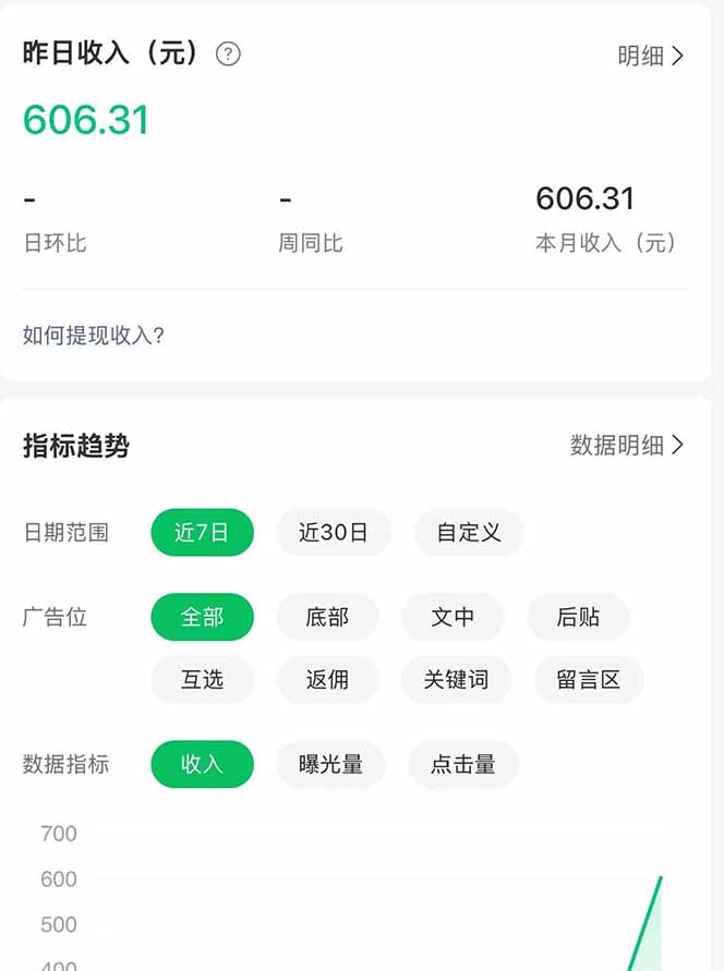 公众号流量主野路子玩法 单条广告10-20元 日入500+-知行阁轻创网-分享网络赚钱项目-全网首发副业项目实操平台-副业创业项目网