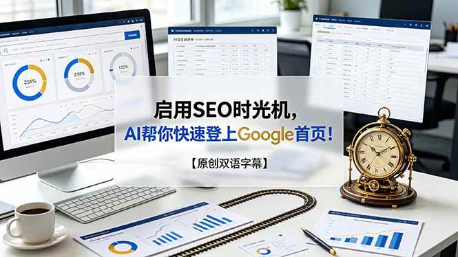 （19162期）启用SEO时光机，AI帮你快速登上Google首页！【原创双语字幕】-知行阁轻创网-分享网络赚钱项目-全网首发副业项目实操平台-副业创业项目网