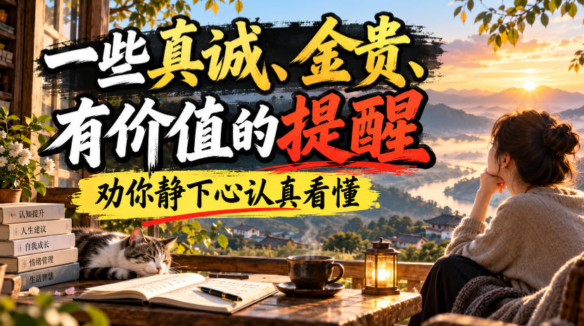 付费文章：一些真诚、金贵、有价值的提醒，劝你静下心认真看懂-知行阁轻创网-分享网络赚钱项目-全网首发副业项目实操平台-副业创业项目网