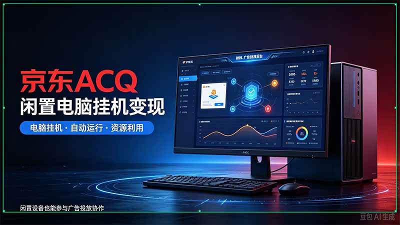 （21063期）京东ACQ是什么？闲置电脑挂机采集项目拆解-知行阁轻创网-分享网络赚钱项目-全网首发副业项目实操平台-副业创业项目网