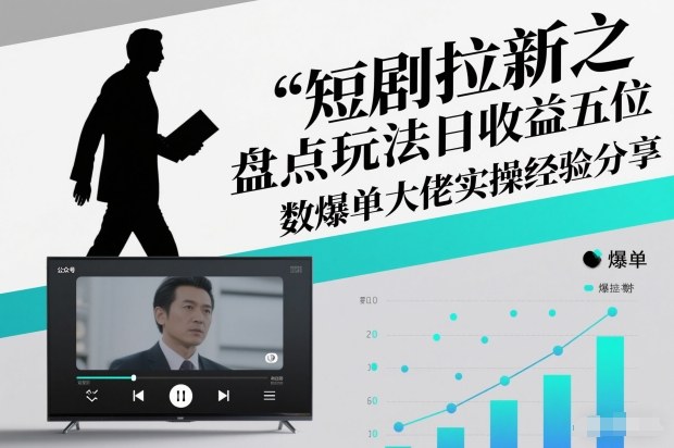 短剧拉新之盘点玩法日收益五位数爆单大佬实操经验分享-知行阁轻创网-分享网络赚钱项目-全网首发副业项目实操平台-副业创业项目网