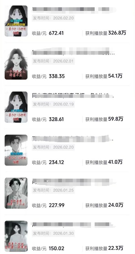 抖音某博主的AI情感故事第一人称解说视频教学，条条爆款，撸创作伙伴计划收益-知行阁轻创网-分享网络赚钱项目-全网首发副业项目实操平台-副业创业项目网