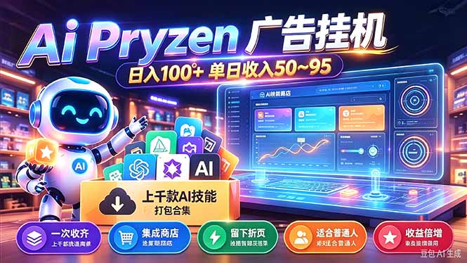 Pyrzen广告挂机, 全自动挂机风口项目, 单日50-95/天 虽然不是很暴力但是很稳-知行阁轻创网-分享网络赚钱项目-全网首发副业项目实操平台-副业创业项目网