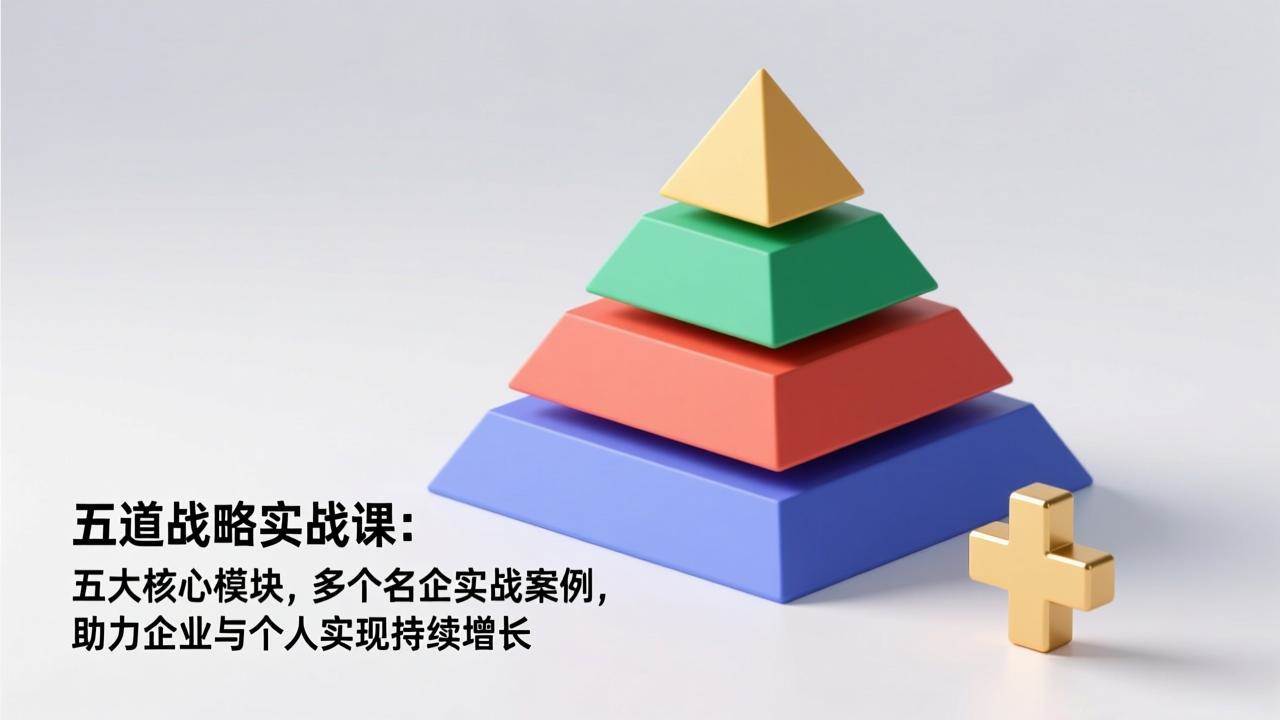 （17095期）五道战略实战课：五大核心模块，多个名企实战案例，助力企业与个人实现持续增长-知行阁轻创网-分享网络赚钱项目-全网首发副业项目实操平台-副业创业项目网