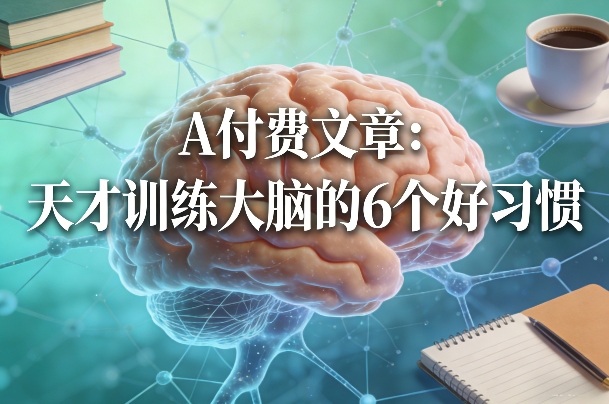 付费文章:天才训练大脑的6个好习惯-知行阁轻创网-分享网络赚钱项目-全网首发副业项目实操平台-副业创业项目网