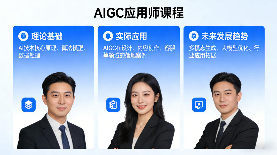 AIGC应用师课程，覆盖了AI技术的理论基础、实际应用、以及未来发展趋势-知行阁轻创网-分享网络赚钱项目-全网首发副业项目实操平台-副业创业项目网