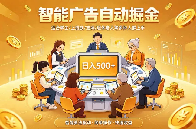 2026年最好做的项目：自动掘金项目，小白轻易上手，单日轻松收入500+【揭秘】-知行阁轻创网-分享网络赚钱项目-全网首发副业项目实操平台-副业创业项目网