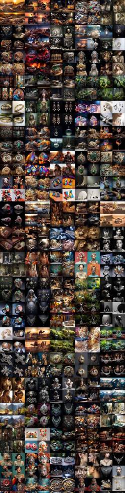 460+专业Midjourney珠宝摄影AI提示词戒指，项链-耳环-手链-宝石等，立即开始创作珠宝艺术-知行阁轻创网-分享网络赚钱项目-全网首发副业项目实操平台-副业创业项目网