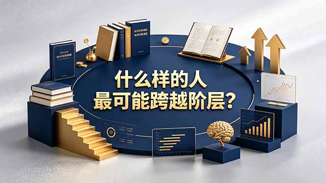 付费文章：什么样的人最可能跨越阶层？具备这五种特质，普通人也能顺利跨越阶层-知行阁轻创网-分享网络赚钱项目-全网首发副业项目实操平台-副业创业项目网