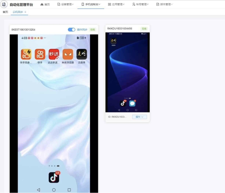 云手机群控系统源码 云手机多开群控 自动化管理程序源码-知行阁轻创网-分享网络赚钱项目-全网首发副业项目实操平台-副业创业项目网