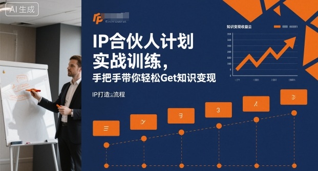 IP合伙人计划实战训练，手把手带你轻松Get知识变现-知行阁轻创网-分享网络赚钱项目-全网首发副业项目实操平台-副业创业项目网