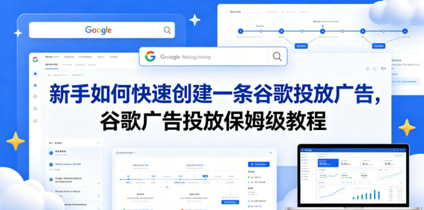 新手如何快速创建一条谷歌投放广告，谷歌广告投放保姆级教程-知行阁轻创网-分享网络赚钱项目-全网首发副业项目实操平台-副业创业项目网