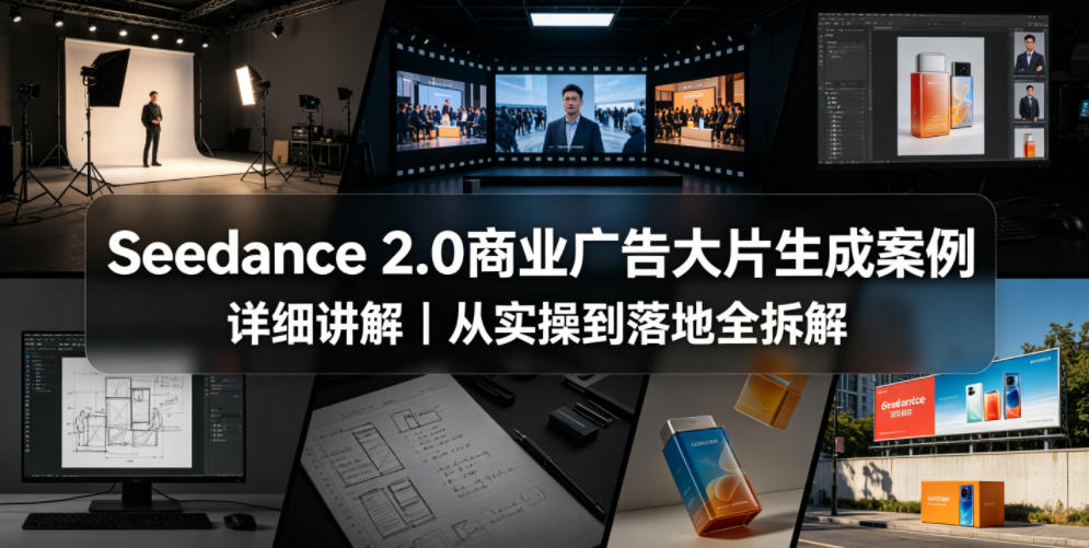 Seedance 2.0商业广告大片生成案例详细讲解｜从实操到落地全拆解-知行阁轻创网-分享网络赚钱项目-全网首发副业项目实操平台-副业创业项目网