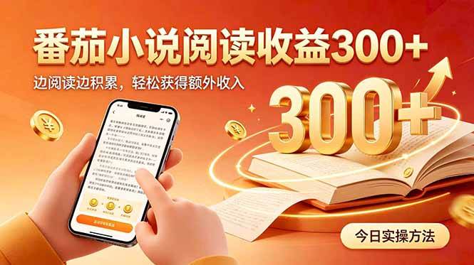 （20496期）全自动番茄挂机玩法，日入300+边阅读边积累，轻松获得额外收入-知行阁轻创网-分享网络赚钱项目-全网首发副业项目实操平台-副业创业项目网